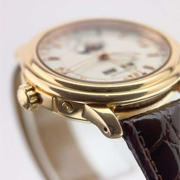 Blancpain Leman 18k Rose Gold White Dial 38mm Automatic Men’s Watch 3563A - Picture 6 of 9